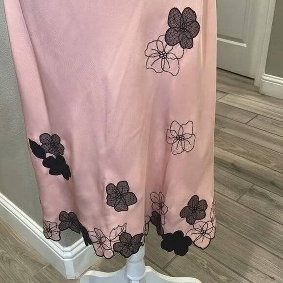 Express Midi Silk 90’s Dress Size 8 - Picture 3 of 4